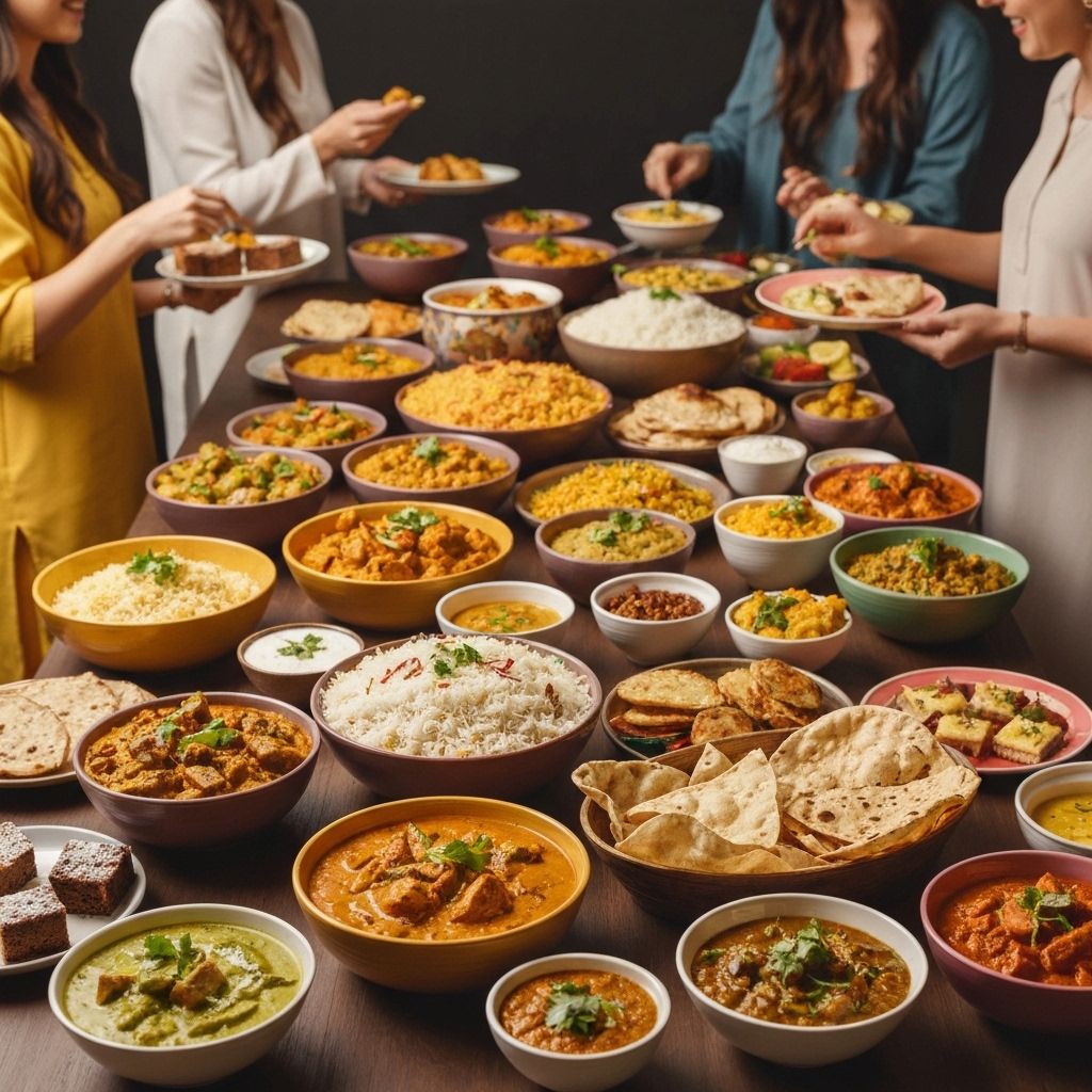 Beautiful catering spread